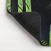 抽象芸術素朴ウィルダネスブラックベア マウスパッド (コーナー)