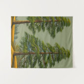 抽象芸術素朴ノーザンパイン タペストリー (正面(横))