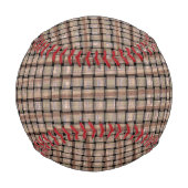 抽象芸術素朴バスケットウィーブルックベースボール 野球ボール (正面)