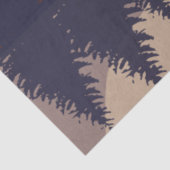 抽象芸術素朴景観森林月反射 薄葉紙 (詳細)