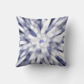 抽象芸術紫の背景フラクタル爆発星 クッション (裏面)