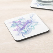 抽象芸術紫の霞 コースター (左側)