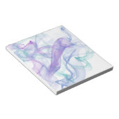 抽象芸術紫の霞 ノートパッド (アングル)