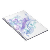 抽象芸術紫の霞 ノートブック (右側)