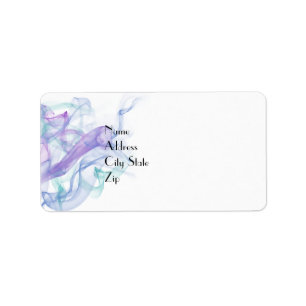 抽象芸術紫の霞 ラベル