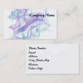 抽象芸術紫の霞 名刺 (正面/裏面)