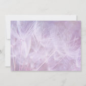 抽象芸術紫の《写真》ぼけ味は私の花嫁になる 招待状 (裏面)