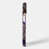 抽象芸術紫アメジスト石英大理石モノグラム Case-Mate iPhoneケース (裏面 / 右)