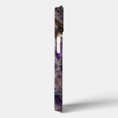 抽象芸術紫アメジスト石英大理石花崗岩 Case-Mate iPhoneケース (裏面 / 右)