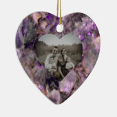 抽象芸術紫アメジスト石英大理石 セラミックオーナメント (右)