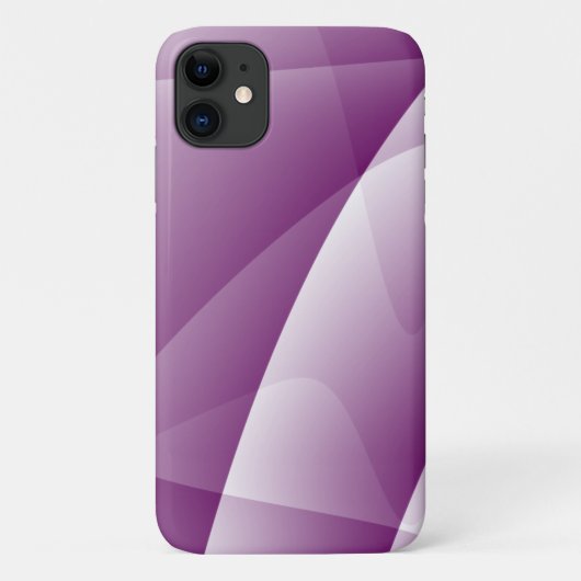 抽象芸術紫グラデーション白ケース – メイトiPhoneケース Case-Mate iPhoneケース (裏面)