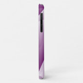 抽象芸術紫グラデーション白ケース – メイトiPhoneケース Case-Mate iPhoneケース (裏面/左)