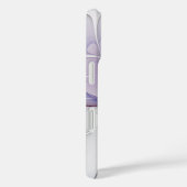 抽象芸術紫フローラ Case-Mate iPhoneケース (裏面 / 右)