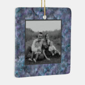 抽象芸術紫ブルーティール(緑がかった色)石英大理石花崗岩 セラミックオーナメント (右)