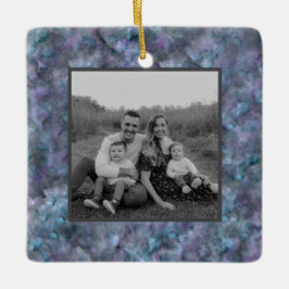 抽象芸術紫ブルーティール（緑がかった色）石英大理石花崗岩 セラミックオーナメント