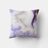抽象芸術紫大理石 クッション (裏面)