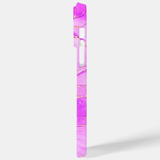 抽象芸術紫色の水色パーソナライズされた Case-Mate iPhoneケース (裏面 / 左)