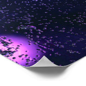 抽象芸術紫色の背景テクスチャ ポスター (角)