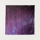 抽象芸術紫色の背景 タペストリー (正面(横))