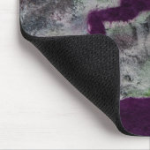 抽象芸術紫色の落書き マウスパッド (コーナー)