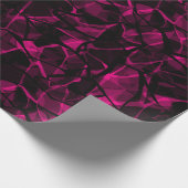 抽象芸術紫 ラッピングペーパー (角)