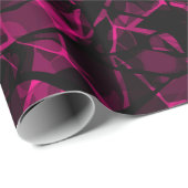抽象芸術紫 ラッピングペーパー (ロールコーナー)