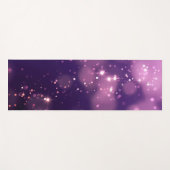 抽象芸術紫《写真》ぼけ味 ヨガマット (正面(横))