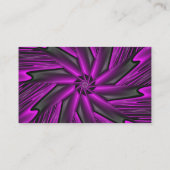 抽象芸術紫 名刺 (裏面)