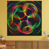 抽象芸術細胞 キャンバスプリント (インサイチュ (リビング))