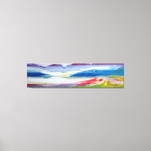 抽象芸術組成 キャンバスプリント (正面)