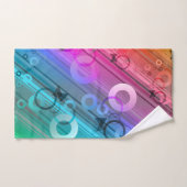 抽象芸術組成 バスタオルセット (ハンドタオル)