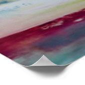 抽象芸術組成 ポスター (角)