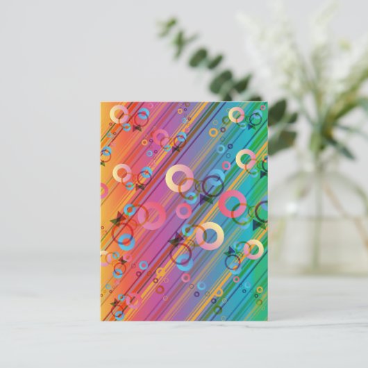 抽象芸術組成 ポストカード (スタンド正面)