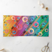 抽象芸術組成 三つ折りクリスマスカード (内部)