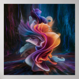 抽象芸術結婚のカップル向け結婚した贈り物 ポスター