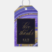 抽象芸術結婚の感謝していMidnight ID827 ギフトタグ (正面)