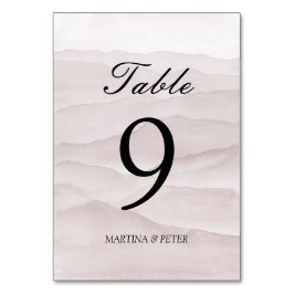 抽象芸術結婚ほこりっぽいバラの表番号記号 テーブルナンバー