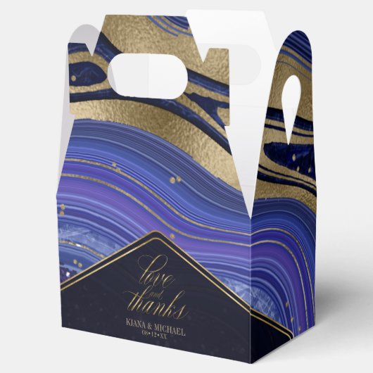 抽象芸術結婚アゲートの真夜中V2 ID827 フェイバーボックス (オープン)