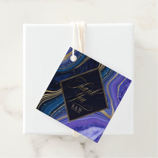 抽象芸術結婚アゲート真夜中ID827 フェイバータグ (インサイチュ)