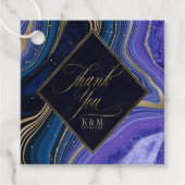 抽象芸術結婚アゲート真夜中ID827 フェイバータグ (正面)