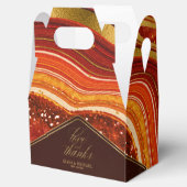 抽象芸術結婚アゲ感謝していートのホットオレンジID827 フェイバーボックス (オープン)