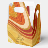 抽象芸術結婚アゲ感謝していートのホットオレンジID827 フェイバーボックス (オープン)