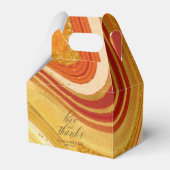 抽象芸術結婚アゲ感謝していートのホットオレンジID827 フェイバーボックス (正面サイド)