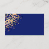 抽象芸術結婚マンダラ東アジアのレースラウンド プレイスカード (裏面)