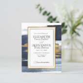 抽象芸術結婚式招待状 |フォトブルーギルド (スタンド正面)