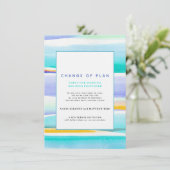 抽象芸術結婚潮水変化 招待状 (スタンド正面)