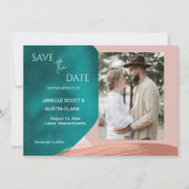 抽象芸術結婚色 セーブザデート (正面)