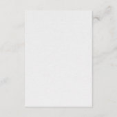 抽象芸術結婚詳細 エンクロージャーカード (裏面)