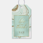 抽象芸術結婚Agateの感謝していMint ID827 ギフトタグ (正面)