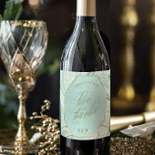 抽象芸術結婚Agateの感謝していV1ミントID827 ワインラベル